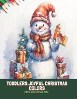 Toddlers Joyful Christmas Colors