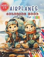 Airplane Coloring Book for Kids