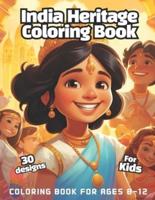 India Heritage Coloring Book for Kids