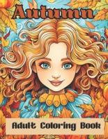 Autumn Adult Coloring Book