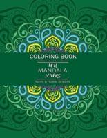 Coloring Book for Mandala Lovers, 125 Original Hand Drawn Designs, Swirl and Floral Designs