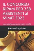 IL CONCORSO RIPAM PER 338 ASSISTENTI Al MIMIT 2023