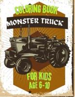 Monster Truck Coloring Book For Kids