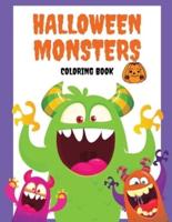 Halloweens Monsters Coloring Book