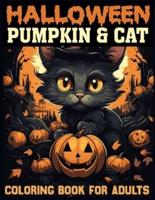 Halloween Pumpkin Cat Coloring BOOK for Adults