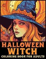 Halloween Witch Coloring Book for Adults