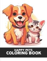 Adorable Pets Coloring Book