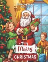 Merry Christmas - Coloring Book for Kids