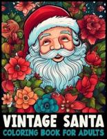Vintage Santa Coloring Book for Adults