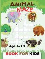 Animal Maze Book For Kids
