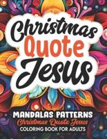 Mandalas of Christmas Jesus Quotes