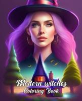 Modern Witches Coloring Book