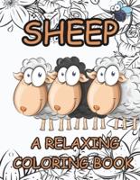 Sheep a Relaxing Coloring Book