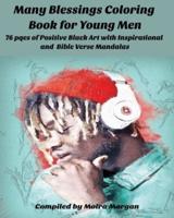 Many Blessings Coloring Book for Young Men