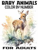Baby Animals Color By Number for Adults
