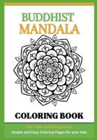 Buddhist Mandalas Coloring Book for Kids and Beginners