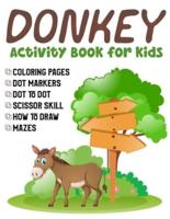 Donkey Activity Book for Kids
