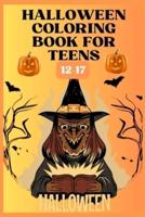Halloween Coloring Book for Teens