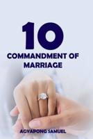 10 Commandment of Marriage