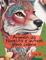Animais Da Floresta E Outros Para Colorir