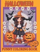 Halloween Funny Coloring Book