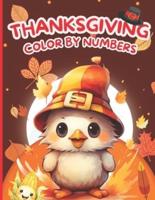 Thanksgiving Color By Number Coloring Book
