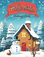 Hello Winter Coloring Book