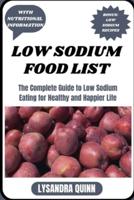 Low Sodium Food List