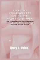 Effective Strategies for Coping With Anxiety Disorders