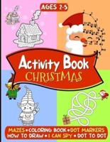 Christmas Activity Book for Kids Ages 2-5
