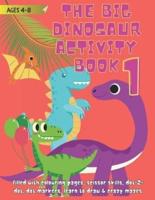 Dinosaur Activity Book for Ages 4-8