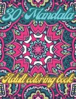 30 Mandala Adult Coloring Book