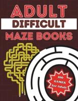 Adult Difficult Maze Books
