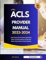 ACLS Provider Manual 2023-2024