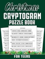 Christmas Cryptogram Puzzle Book For Teens