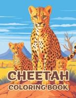 Cheetah Coloring Book For Kids