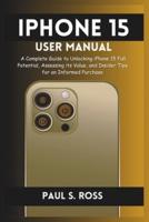 iPhone 15 User Manual