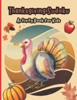 Thanksgiving Sudoku Activity Book For Kids