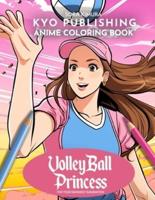 Anime Coloring Book Volleyball Princess