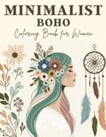 Minimalist Boho Coloring Book for Women