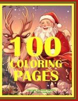 Christmas Coloring Book - 100 Coloring Pages for Kids