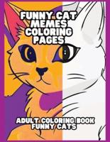 Funny Cat Memes Coloring Pages