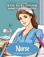 Anime Coloring Book Nurse Manga Medic