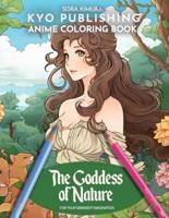 Anime Coloring Book The Goddess of Nature