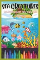 Sea Creatures Coloring Book for Kids and Toddlers