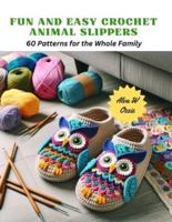Fun and Easy Crochet Animal Slippers