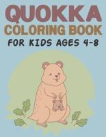 Quokka Coloring Book for Kids Ages 4-8