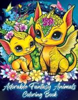 Adorable Fantasy Animals Coloring Book