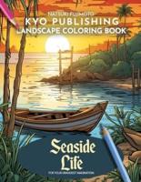 Landscape Coloring Book Seaside Life