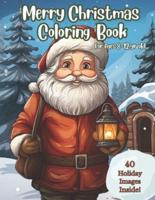 Merry Christmas Coloring Book for Ages 8-12